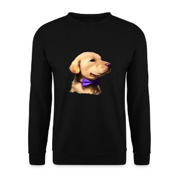Golden Retriever Puppy Dogs Dog Owners - Unisex Sweatshirt - black - Front - Alina (178cm) & Michal (187cm)