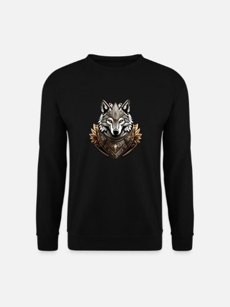 Wolf 4 By Pr3vise - Unisex Sweatshirt - black
