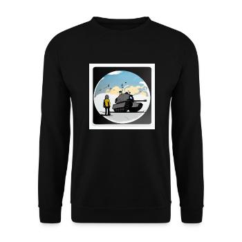 Skybound Tank Warrior - Sweat-shirt Unisexe - noir - Devant - Alina (178cm) & Michal (187cm)