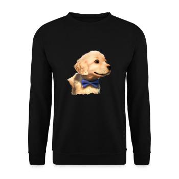 Golden Retriever Dog Owner Dog Puppy - Sweat-shirt Unisexe - noir - Devant - Alina (178cm) & Michal (187cm)