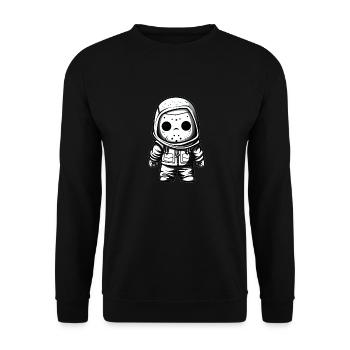 Halloween Horror Movie - Video Games Gaming - Unisex Sweatshirt - black - Front - Alina (178cm) & Michal (187cm)