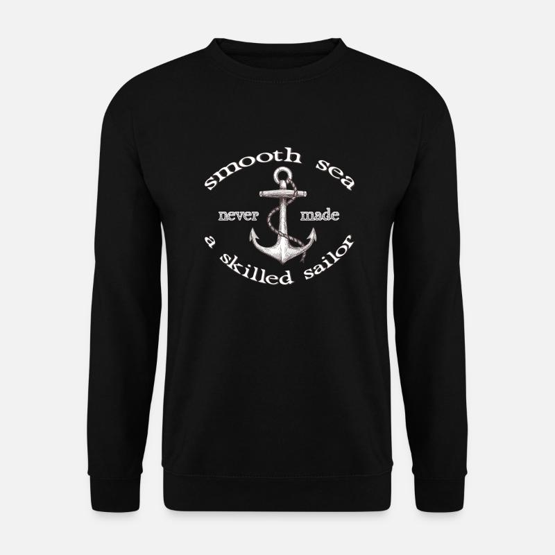 smooth sea - Unisex Pullover - Schwarz