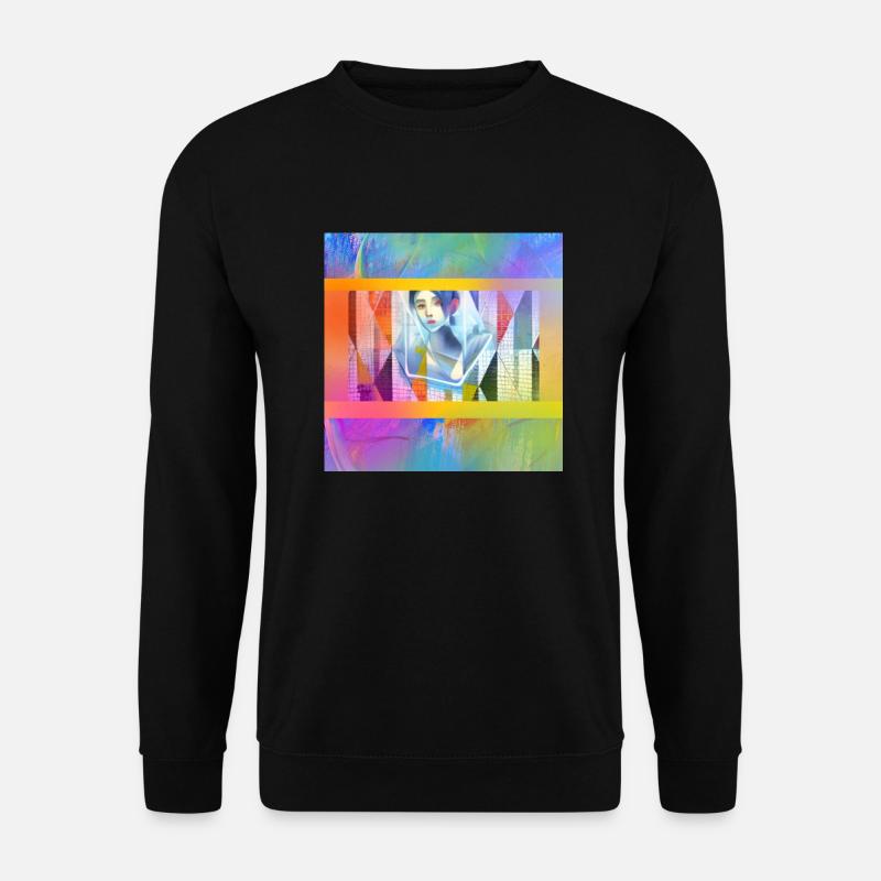 Anime bunt - Unisex Pullover - Schwarz