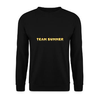 TEAM SOMMER - Unisex Pullover - Schwarz - Vorne - Alina (178cm) & Michal (187cm)