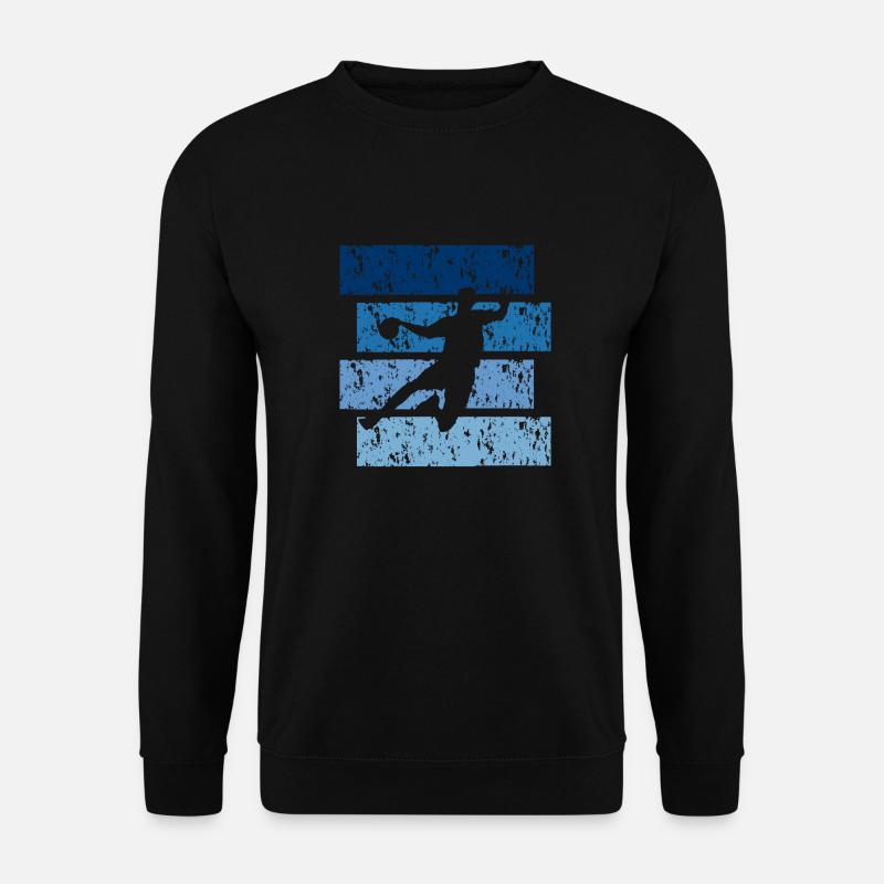 Handball-Geschenk Vintage - Unisex Pullover - Schwarz