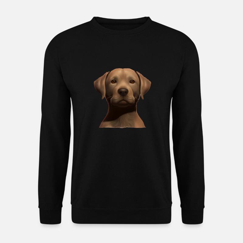 Labrador Retriever Labradorbesitzer Hundewelpe - Unisex Pullover - Schwarz