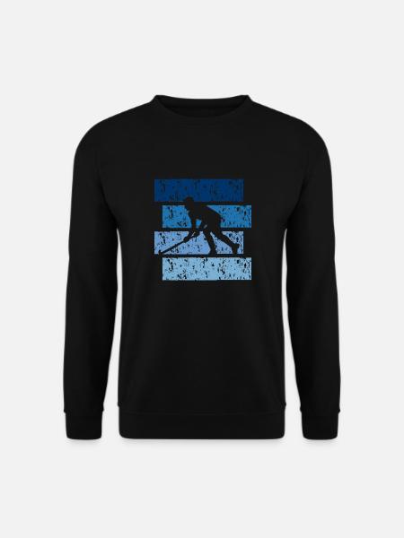 Vintage Geschenk Hockey - Unisex Pullover - Schwarz