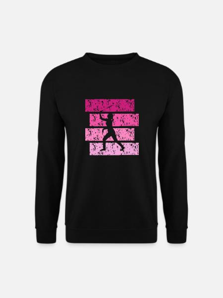 Badminton Vintage-Geschenk - Unisex Pullover - Schwarz