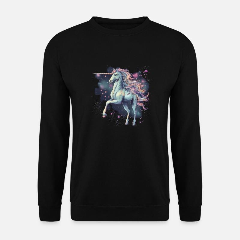 Einhorn - Unisex Pullover - Schwarz