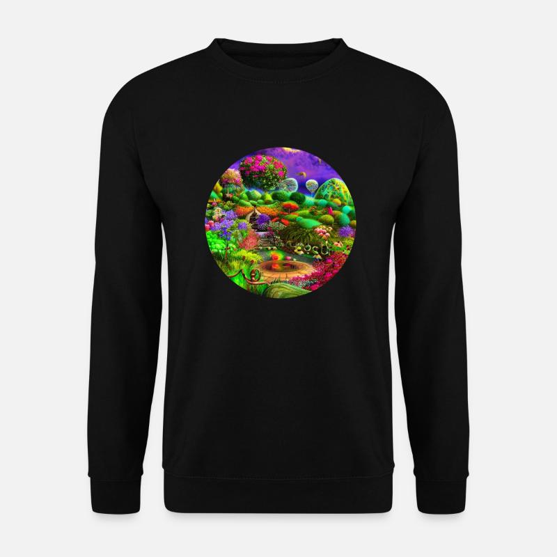 Future Garten - Unisex Pullover - Schwarz