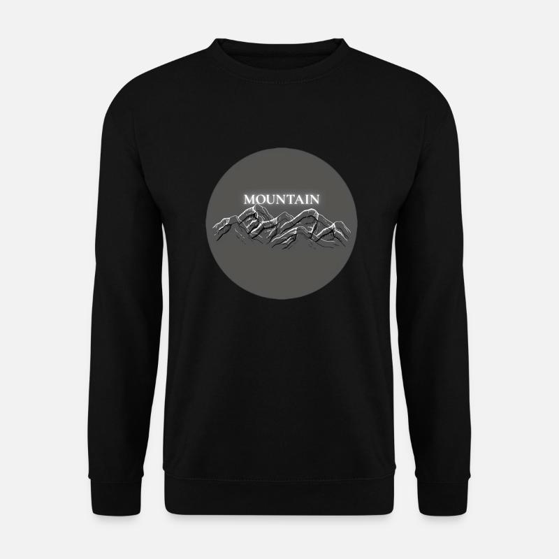Mountain - Unisex Pullover - Schwarz