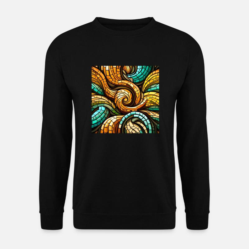 Triskelion-Mosaik - Unisex Pullover - Schwarz