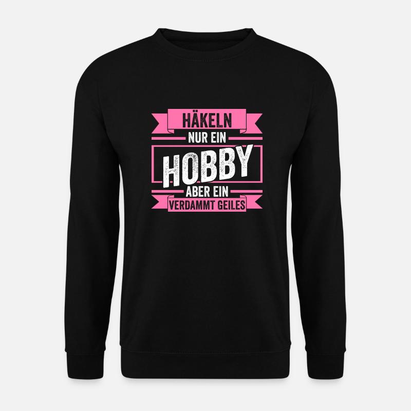 Stricken Nähen Häkeln - Unisex Pullover - Schwarz