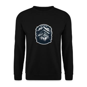 Nature, Wildlife, Outdoor, Forest, Camping, Hiking, Tea - Unisex Sweatshirt - black - Front - Alina (178cm) & Michal (187cm)