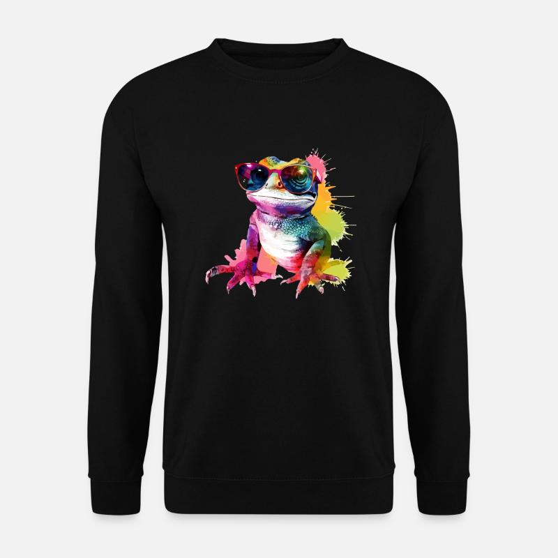 Rako the lizard - Unisex Sweatshirt - black