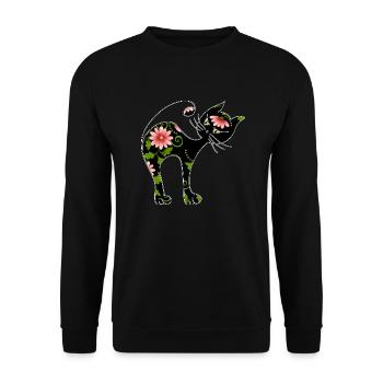 Kommen Sie - Unisex Pullover - Schwarz - Vorne - Alina (178cm) & Michal (187cm)