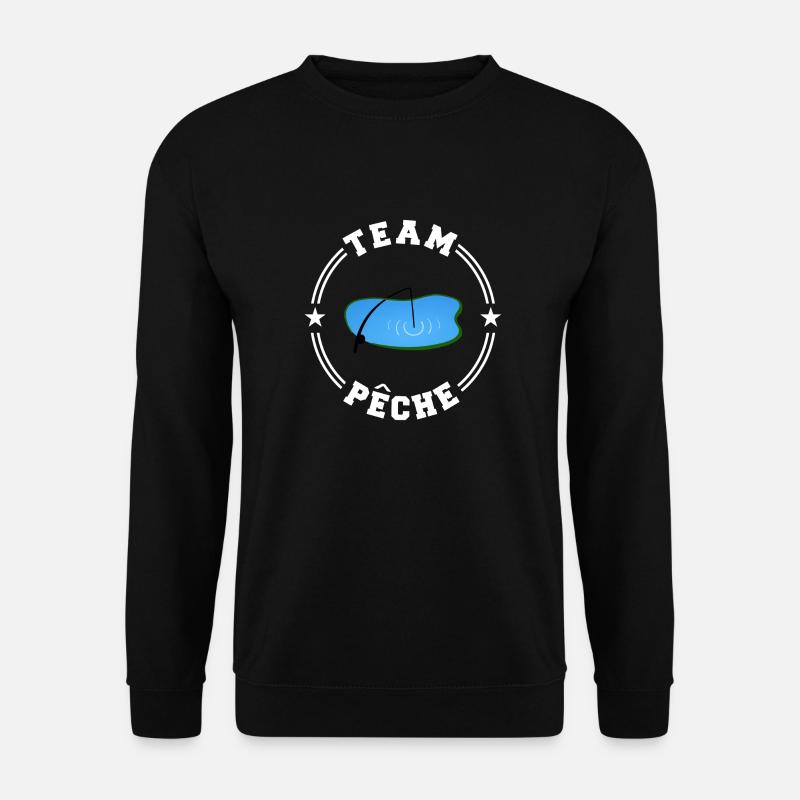 TEAM PECHE College Runde W - Unisex Pullover - Schwarz