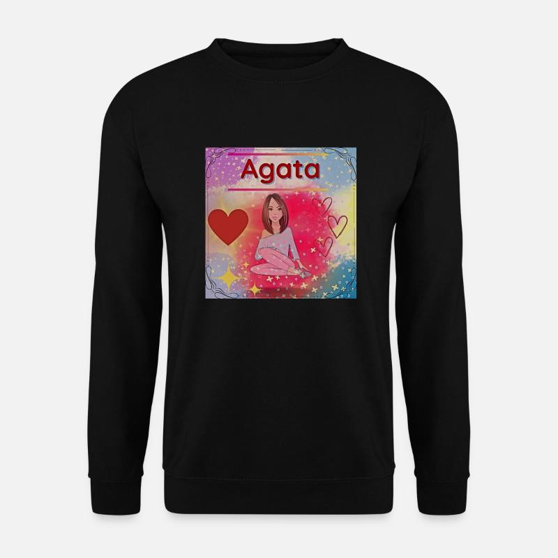 Agata - Unisex Pullover - Schwarz