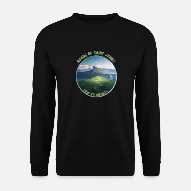Jakobsstraßen Reise in die Unendlichkeit - Unisex Pullover - Schwarz