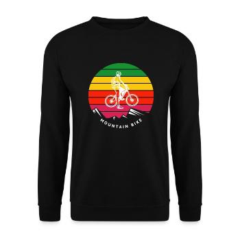 Triathlon Natation Bike Run Marathon - Sweat-shirt Unisexe - noir - Devant - Alina (178cm) & Michal (187cm)
