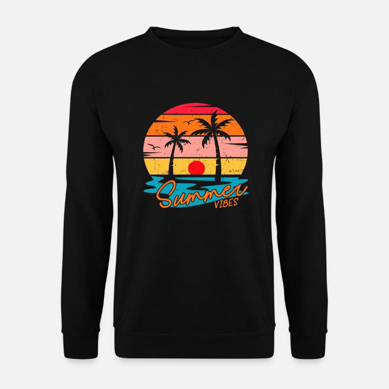 Summer Vibes - Unisex Pullover - Schwarz