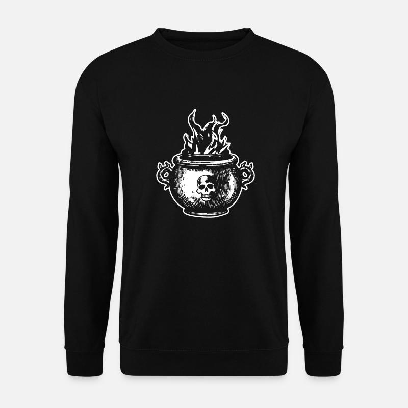 Cauldron Magical Witch Halloween - Unisex Sweatshirt - black