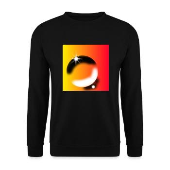 Pattern - Unisex Sweatshirt - black - Front - Alina (178cm) & Michal (187cm)