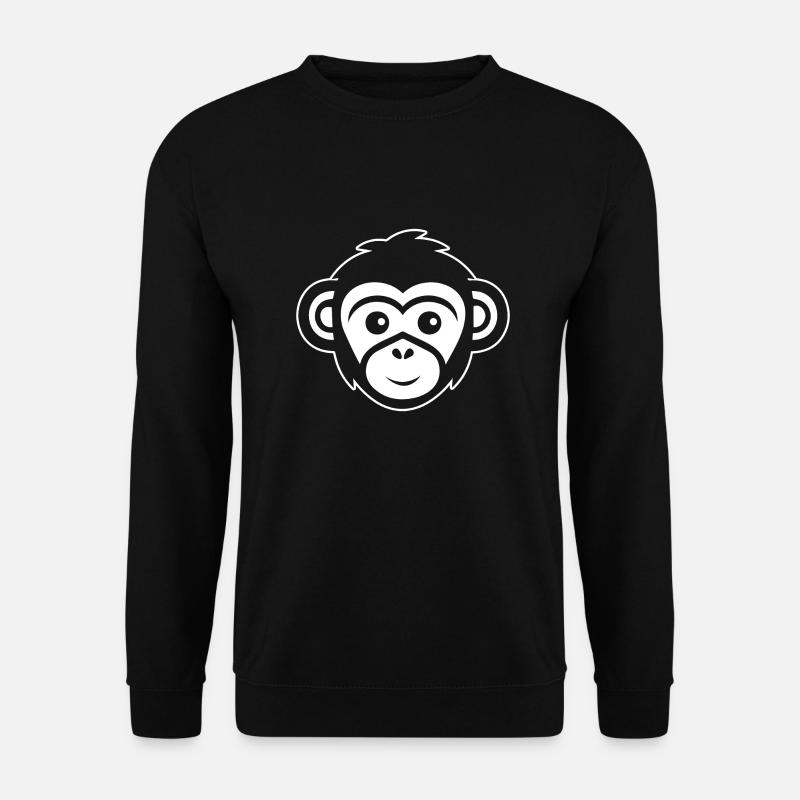 Monkey Monkey Monkey Face Jungle - Unisex Sweatshirt - black