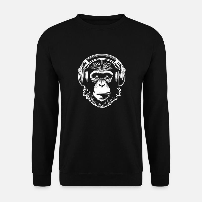 Monkey Monkey Monkey Face Jungle - Unisex Sweatshirt - black