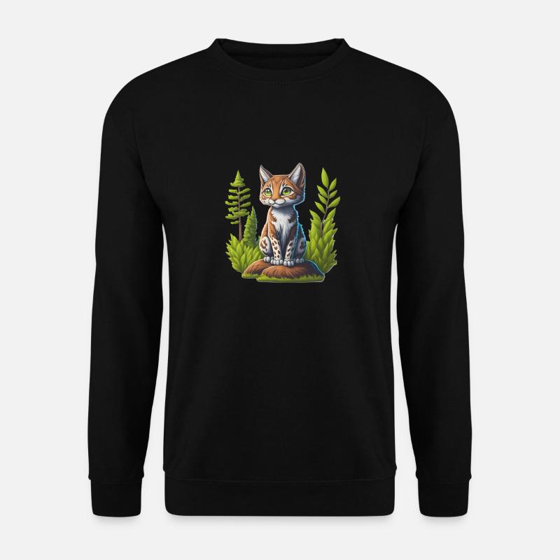 Kleiner Luchs - Unisex Pullover - Schwarz