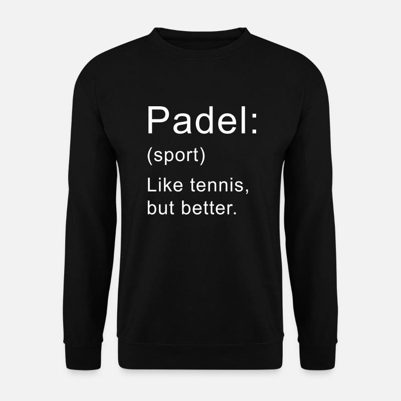 Padel Definitions - Unisex Sweatshirt - black