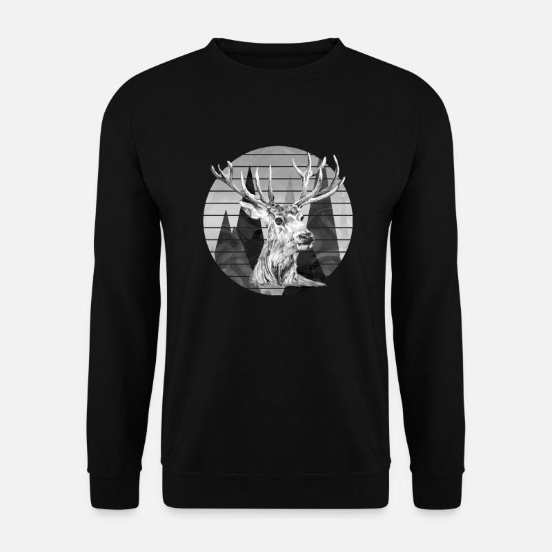 Deer - Unisex Sweatshirt - black