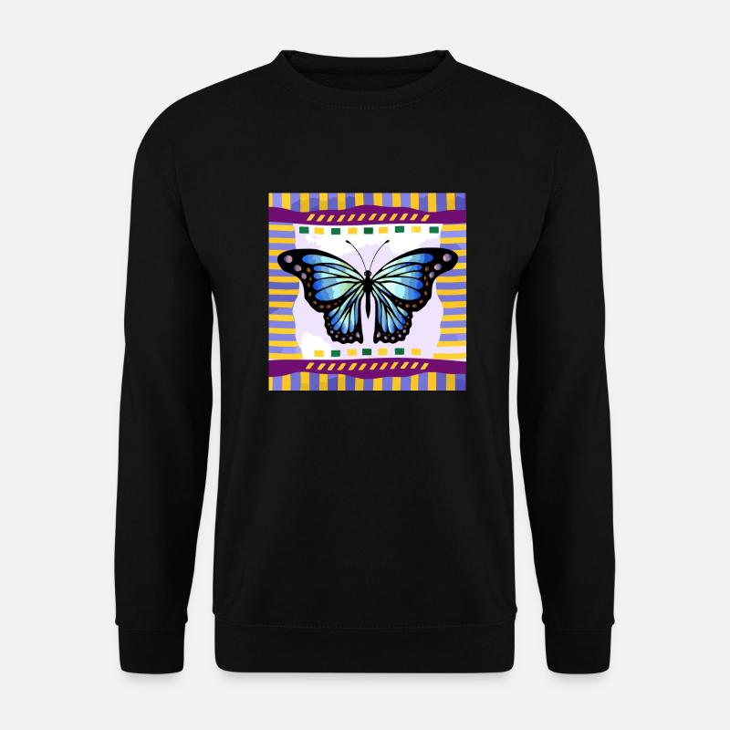 Schmetterling - Unisex Pullover - Schwarz