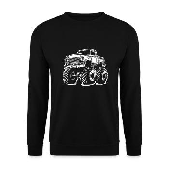 Monster Truck Monster Truck Lover Fan - Sweat-shirt Unisexe - noir - Devant - Alina (178cm) & Michal (187cm)