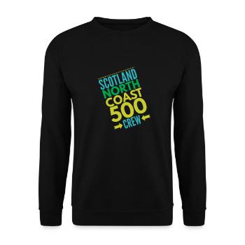 north coast 500 - Unisex Sweatshirt - black - Front - Alina (178cm) & Michal (187cm)
