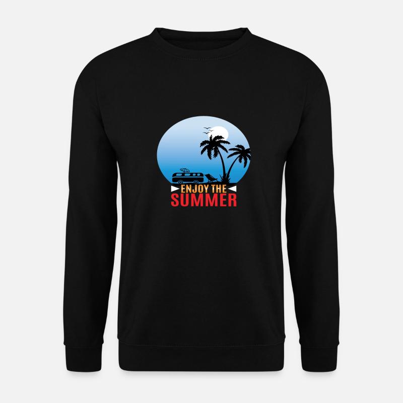 Enjoy the Summer - Unisex Pullover - Schwarz