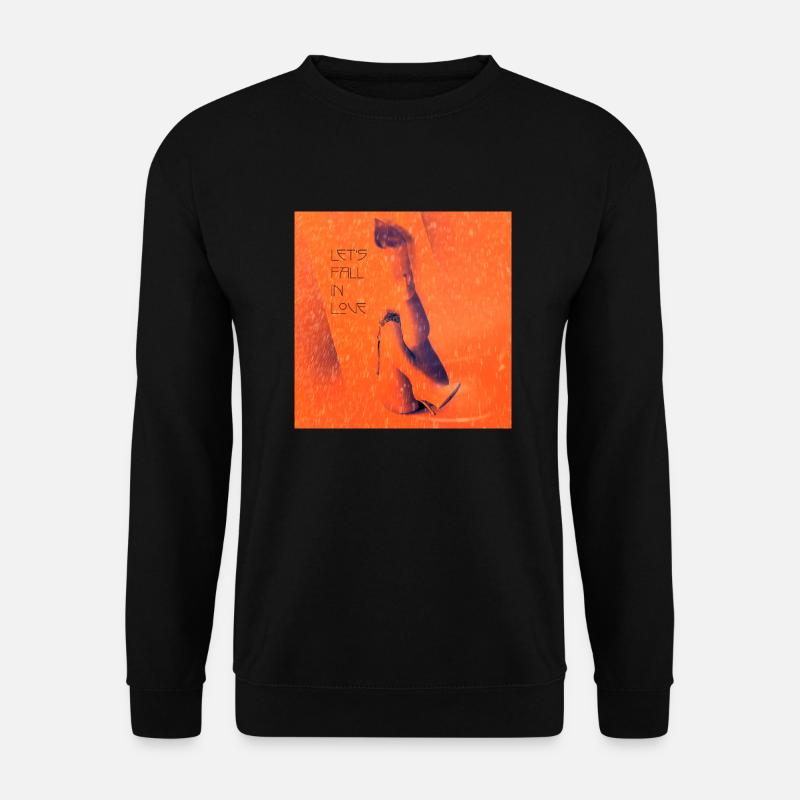 Let's fall in Love - Unisex Pullover - Schwarz