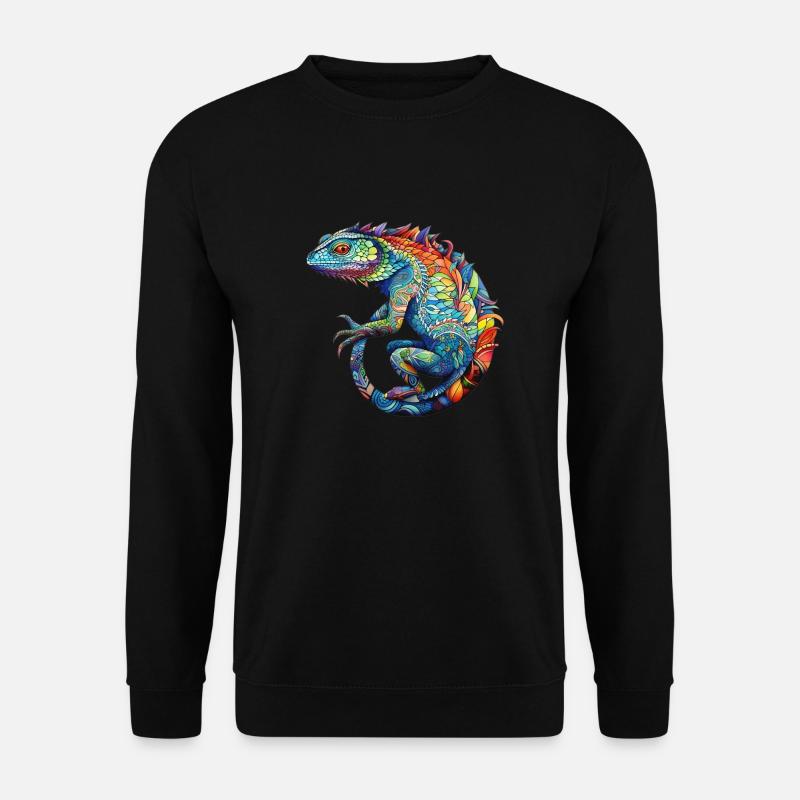 lizzard_art - Unisex Pullover - Schwarz