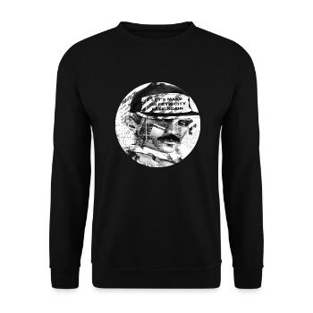 Nikola Inventeur Science Ingénieur électrique Croate - Sweat-shirt Unisexe - noir - Devant - Alina (178cm) & Michal (187cm)