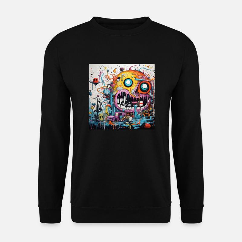 Monster Doodle 4 - Unisex Sweatshirt - black