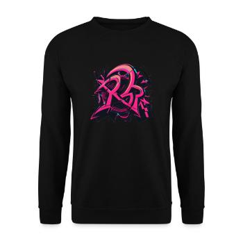Jakobsstraßen - Unisex Pullover - Schwarz - Vorne - Alina (178cm) & Michal (187cm)