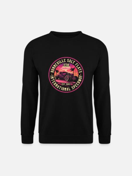 Hot Rod, Bonneville Salt Flats, Muscle Car Dame - Genser unisex - svart