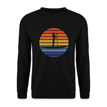 SUP Standup Paddle Board cadeau d’été - Sweat-shirt Unisexe - noir - Devant - Alina (178cm) & Michal (187cm)