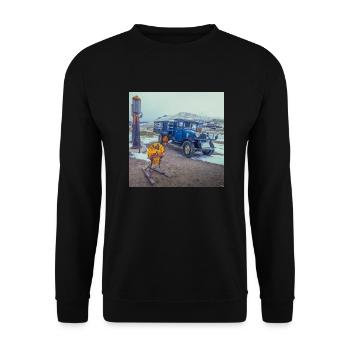 Ghost Town Bodie - Unisex Sweatshirt - black - Front - Alina (178cm) & Michal (187cm)