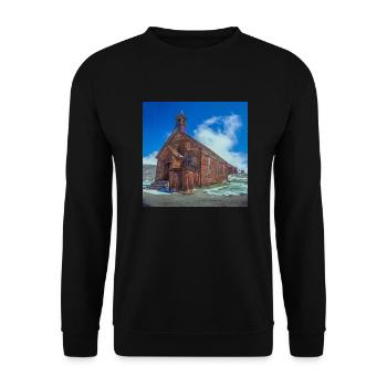 Ghost Town Bodie - Unisex Sweatshirt - black - Front - Alina (178cm) & Michal (187cm)