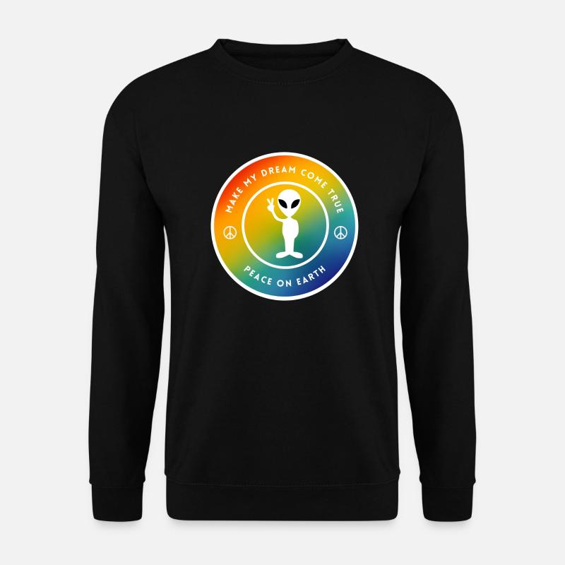 Weltfrieden - Unisex Pullover - Schwarz