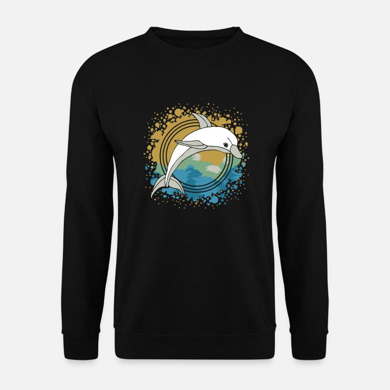 Dolphin - Unisex Sweatshirt - black