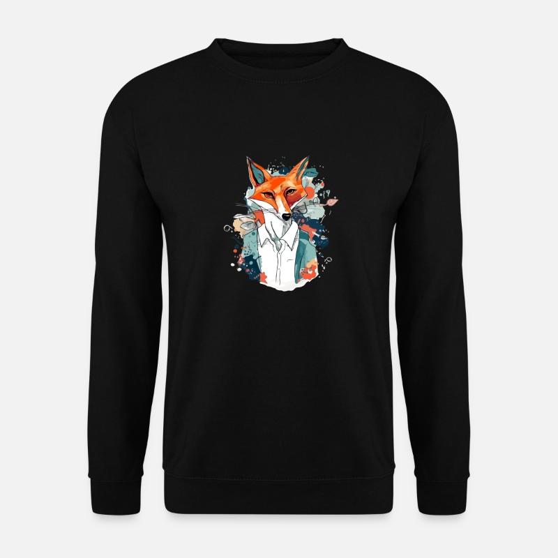 Chenapan-Fuchs - Unisex Pullover - Schwarz