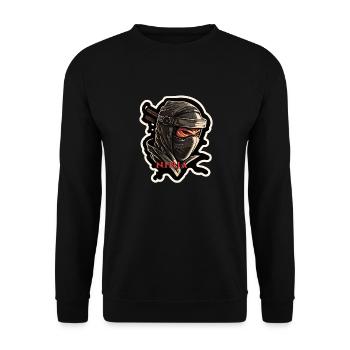 Le ninja impitoyable - Sweat-shirt Unisexe - noir - Devant - Alina (178cm) & Michal (187cm)