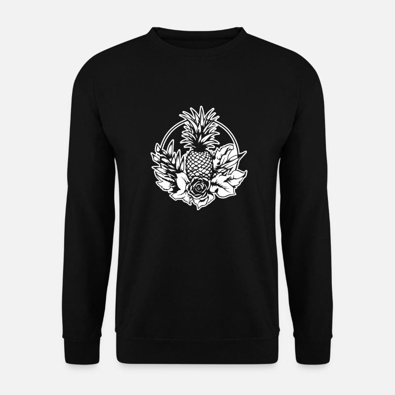 Ananas - Unisex Pullover - Schwarz
